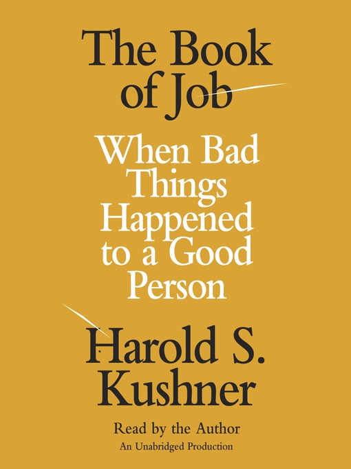 Title details for The Book of Job by Harold S. Kushner - Wait list